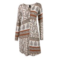 Strickkleid, sand-bunt