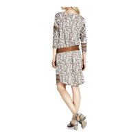 Strickkleid, sand-bunt