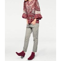 Designer-Druckbluse, bunt