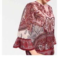 Designer-Druckbluse, bunt