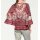 Designer-Druckbluse, bunt