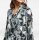 Designer-Bluse, mint-bunt