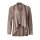 Designer-Ziegenvelourslederjacke, taupe
