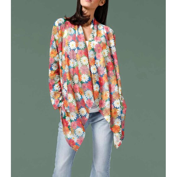 Shirt-Cardigan, bunt