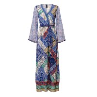 Sukienka maxi, wielokolorowa