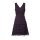 Dress with flounces, plume