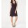 Dress with flounces, plume