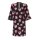 Print dress, black-pink