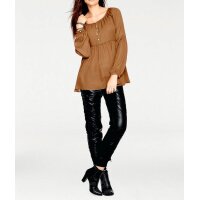 Designer-Schösschenbluse, curry