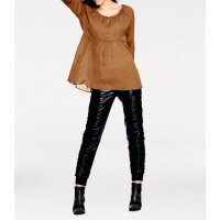 Designer-Schösschenbluse, curry