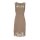 Designer-Chiffonkleid, taupe