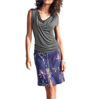Skirt, blue-multicolour