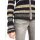 Grobstrickjacke, gelb-marine