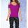 Waterfall shirt with strass, pink
