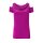 Waterfall shirt with strass, pink