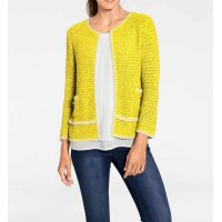 Cardigan, yellow