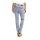 Marken-Jeans m. Gürtel, blau-used