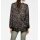 Designer-Druckbluse mit Pailletten, bunt