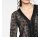 Designer-Druckbluse mit Pailletten, bunt