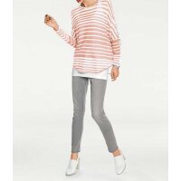 Designer-Oversized-Pullover, rosé-ecru