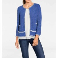 Designer-Cardigan, blau