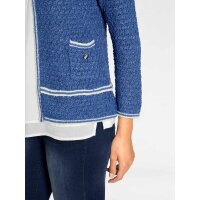 Designer-Cardigan, blau