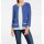 Designer-Cardigan, blau
