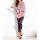 Designer-Paillettentunika, rosé