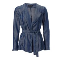 Tencel striukė, mėlyno džinso