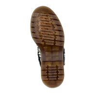 Bootie with weave fur, black-ecru