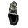 Bootie with weave fur, black-ecru