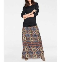 Spódnica maxi, wielokolorowa
