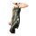 Seiden-Druckkleid, taupe