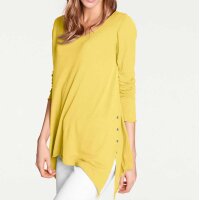 Feinstrickpullover, gelb