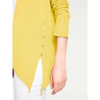Feinstrickpullover, gelb
