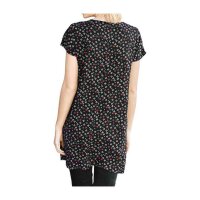 Tunic, black-red-beige