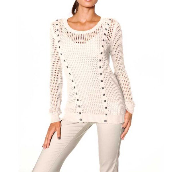 Designer-Pullover, natur