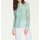 Designer-Seidenbluse m. Spitze, mint