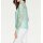 Designer-Seidenbluse m. Spitze, mint