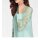Designer-Seidenbluse m. Spitze, mint