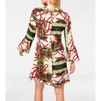 Designer-Druckkleid, bunt
