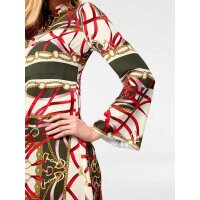 Designer-Druckkleid, bunt