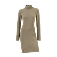 Designer-Strickkleid, beige