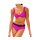 Body-Shaping-Bikini, pink-schwarz