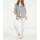 Blouse with flounces, grey-ecru