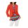 Designer-Blazerjacke, koralle