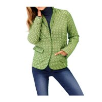 Druck-Steppjacke, grün