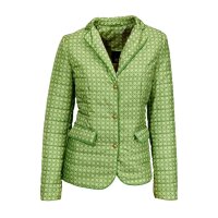 Druck-Steppjacke, grün