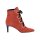 Ziegenveloursleder-Stiefelette, koralle