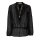 Designer-Chiffonbluse, schwarz